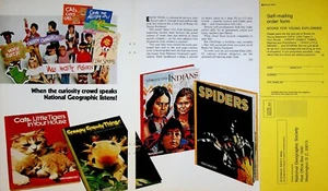 Libros para jóvenes exploradores 1974 anuncio impreso vintage años 70 National Geographic Society - Imagen 1 de 2