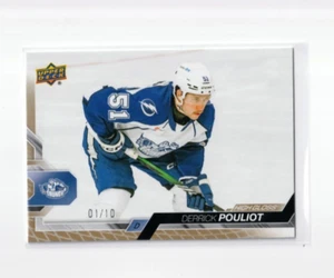 DERRICK POULIOT '24/25 Upper AHL HIGH GLOSS card #'d 1/10 SYRACUSE CRUNCH - Picture 1 of 1