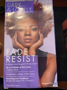 Dark & Lovely #394 Vivacious Red, Permanent Hair Color Fade resist - Picture 1 of 1