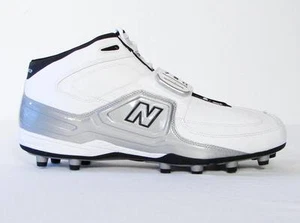 New Balance 790 White & Silver Football Cleats Shoes Mens 16 D NEW - Picture 1 of 4