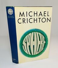Sphere-Michael Crichton-SIGNED!!-First/1st Book Club Edition w/ Org DJ-RARE!!
