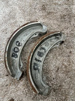 NOS GANASCE FRENO MOTO ORIGINALI HONDA H308 CB175 CB 175 - Immagine 1 di 4