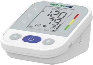 Healthcare World Upper Arm Blood Pressure Monitor Digital Automatic BP Machine - Picture 1 of 8