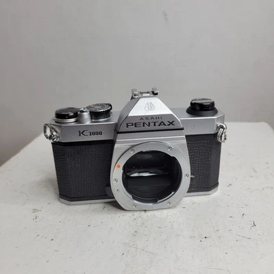 Cámara fotográfica PENTAX K1000 SLR 35 mm - negra (solo cuerpo) funciona muy bien  Foto 1 de 4
