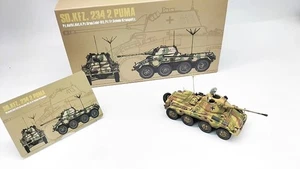 Alemán SD.KFZ.234/2 PUMA #413 (cubiertas de torreta abiertas) MODOU Modelo 1/72 MD72008O - Imagen 1 de 7