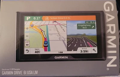 Garmin Drive 61 USA LM 6" GPS Navigation System  - Image 1 of 4