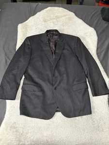Brooks Brothers Blazer 48R grau Fischgrät Wolle 1818 Madison Saxxon Bemberg - Bild 1 von 10