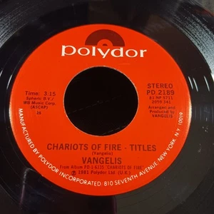 Vangelis – Chariots Of Fire / Eric's Theme (Polydor PD 2189) - Imagen 1 de 2