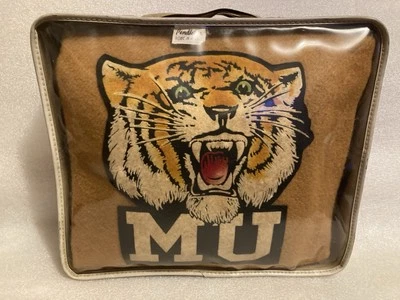 Pendleton Robe In A Bag Vintage University Of Missouri MU Tigers Wool Blanket - Image 1 of 4