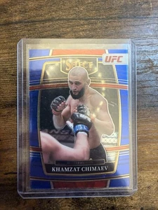 2022 Panini Select UFC - Concourse Khamzat Chimaev #39 Blue Prizm - Picture 1 of 1