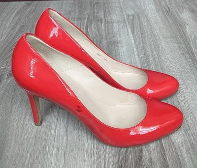 L.K. Zapato de salón Bennett Stila de charol rojo para mujer EE. UU. 7,5 EUR 38,5 Foto 1 de 4