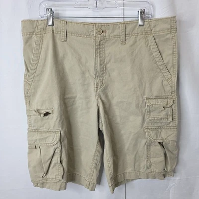 Pantalones Cortos Utilitarios de Carga Faded Glory Para Hombres Talla 36 Caqui Sueltos Patín Y2K Informales Foto 1 de 4