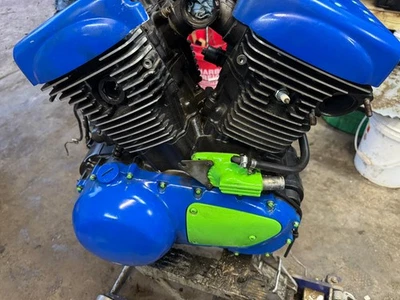 98-04 VN1500 ENGINE TRANSMISSION COMPLETE CRANK HEADS BLOCK CONTACT FOR SHIPPING - Image 1 of 4