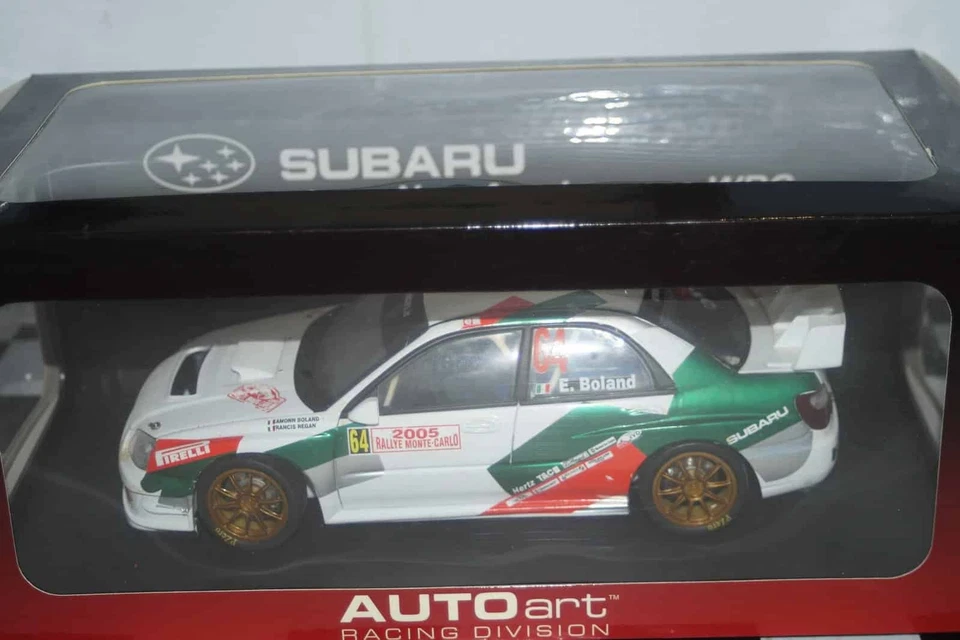 Autoart Subaru Impreza Code 3 driven by Boland #64  1:18 Diecast - Image 1 of 4