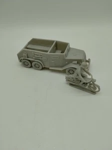 Mezza pista esercito tedesco grigio chiaro campo di battaglia Marx vintage con moto  - Foto 1 di 14
