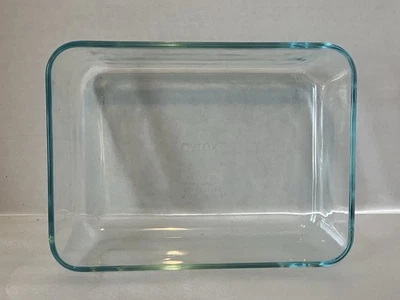 Pyrex 7210 Clear Casserole Baking Dish 3 Cup Rectangle Ovenware 7 x 5 x 1.5 - Image 1 of 4
