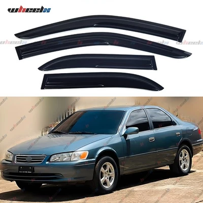 Para Toyota Camry 1997-2001 Viseras Ventana Ventilación Parasol Protectores de Lluvia Deflector Foto 1 de 4