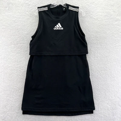 Adidas Game & Go Active Dress Womens Medium Black Sleeveless Sweat Athletic Tank - Image 1 of 4