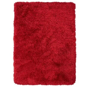 Montana Modern Super Heavy Weight Hand tufted Shaggy Abstract Red Rugs - Picture 1 of 2