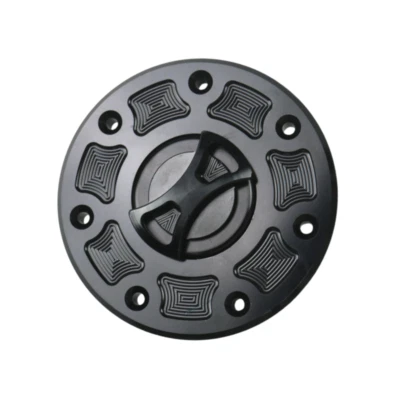 Black CNC Bow-tie Gas Fuel Tank Cap For Kawasaki ZX-11 ZXR400 Ninja ZX 6R/9R GPz - Image 1 of 4