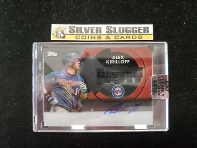 2022 Alex Kirilloff Clearly Authentic Generation Now Auto Minnesota Twins - Image 1 of 3