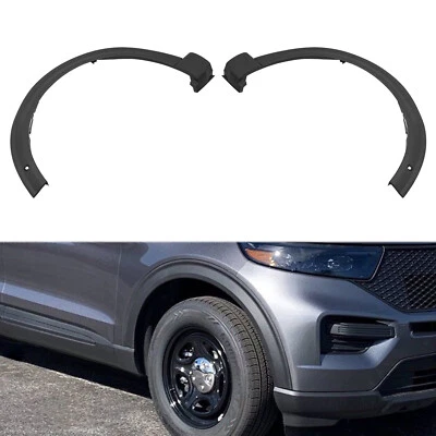 Front LH+RH Fender Flares For 2020 2021 Ford Explorer/Police Interceptor Utility - Image 1 of 4