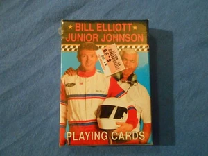 Vintage BILL ELLIOT Sealed Deck US Playing Cards NASCAR Junior Johnson Awesome - Picture 1 of 7