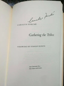 Gathering The Tribes, Carolyn Forche, SIGNED Copy of First Book, 1976 Yale U. P. - Picture 1 of 6