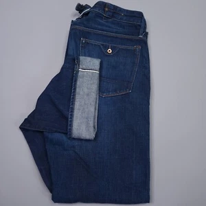 Earnest Sewn Buckle Back Rollo BB Classic Selvedge Bootcut Jeans USA MADE 36x35 - Picture 1 of 13
