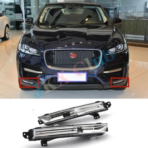 2pcs LED projector Daytime Day Fog Lamp DRL u For JAGUAR F-PACE X761 2015-2018 - Picture 1 of 11