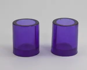 2 bicchieri da tiro Deep Purple fatti a mano in resina alimentare contiene 1 oz - Foto 1 di 2