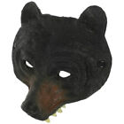 Halloween Black Bear Mask Animal Head Cosplay Party Fancy