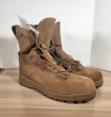 Nuevas Botas de Combate de Trabajo Bates Tostadas Emisión Militar de EE. UU. Hechas en EE. UU. Para hombres Talla 14R Foto 1 de 4