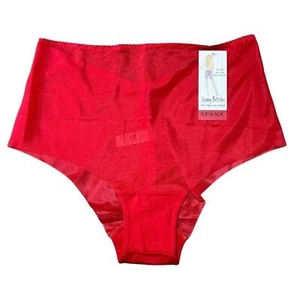 SPANX Skinny Britches Hipster Shapewear Underwear Shaping Control NWT Red size m - Picture 1 of 3