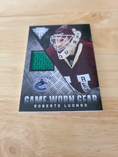 2013-14 Panini Titanium Game-Worn Gear Roberto Luongo SP #GG-LU HOF Vancouver $$