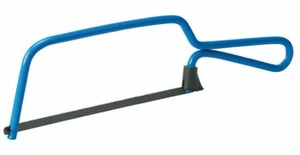 "6" Junior Bügelsäge blau pulverbeschichteter Stahlrahmen mit 6 mm Klinge & Fingerschutz - Bild 1 von 3