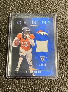 Kj Hamler 2020 Panini Origins Rookie Patch Blue Rc #RP-19 /49 Broncos - Picture 1 of 2
