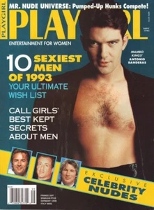 PLAYGIRL 9-93 STALLONE GERE DON JOHNSON BANDERAS R JEFFERS HAIRY BILL SEPT 1993 - Picture 1 of 3