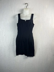 Vintage 1980’s Nina K Little Black Mini Dress Made USA Sz. 4 90s Y2K - Picture 1 of 9