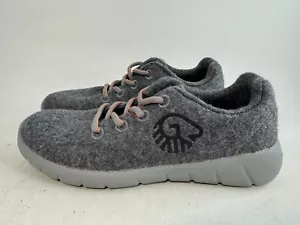 GIESSWEIN scarpe da corsa donna grigio lana merino runner, taglia EU 37 USA 6 - Foto 1 di 13