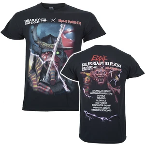 Official Iron Maiden T Shirt Dead By Daylight Killer Realm New Black S To XXL - Picture 1 of 55