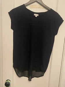 C Top Shirt dunkelblau Petite Small - Bild 1 von 7