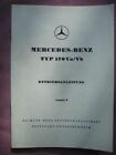 Betriebsanleitung Mercedes 170 Va/Vb  Typ 170 Va/Vb - W136 - 4/1954 *NOS* 
