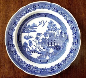 "Plato de cena de sauce THE SPODE BLUE ROOM COLLECTION 10"" Inglaterra NUEVO - Imagen 1 de 3