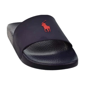Polo Ralph Lauren Men's Slides Navy-Red 809852071-002 - Picture 1 of 6