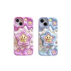 Hot Cute Silicone Holder Soft Phone Case Cover For iPhone 11 12 13 14 15 Pro Max