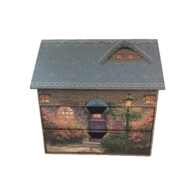 Thomas Kinkade Country Cottage House Keepsake Box Jewelry Storage No Stationary - Image 1 of 4