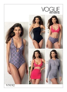 Vogue SEWING PATTERN V9192 Misses Bikini,Swimsuits & Cover-Ups 6-14 Or 14-22 - Picture 1 of 12
