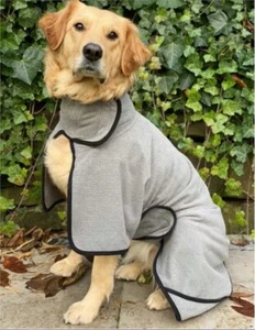 Hundepullover Kleidung hund Mantel Hundejacke Rollkragen Wind Shirt Bademantel - Bild 1 von 2