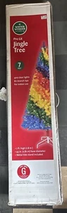 WINTER WONDER LANE PRE LIT JINGLE RAINBOW TREE 7FT 400 LIGHT BRAND NEW!! - Picture 1 of 4